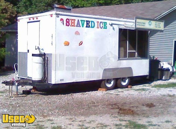 16 Foot Fully Equipped Concession Trailer