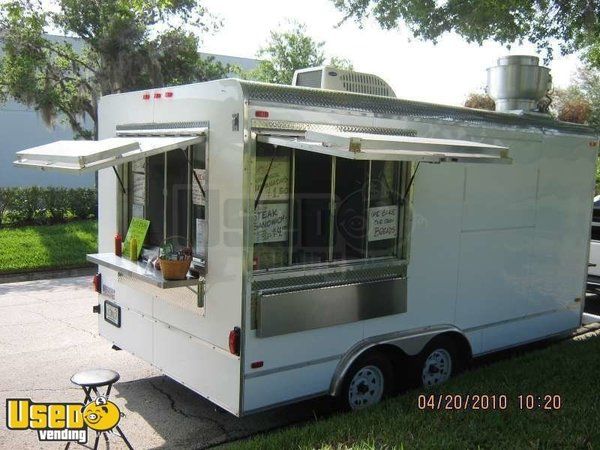 8.6' W x 16' L x 7' H Mobile Kitchen / Concession Trailer