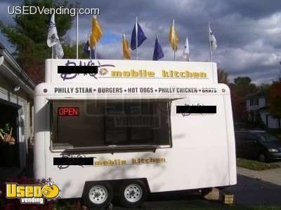 2002 - 14' Fibrecore Concession Trailer