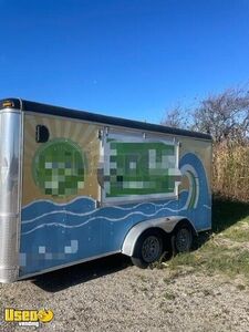 2015 - 8.5' x 16' Food Concession Trailer with Sparkling Clean Interior