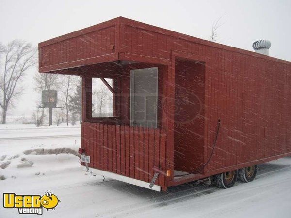 Wood Concession Trailer