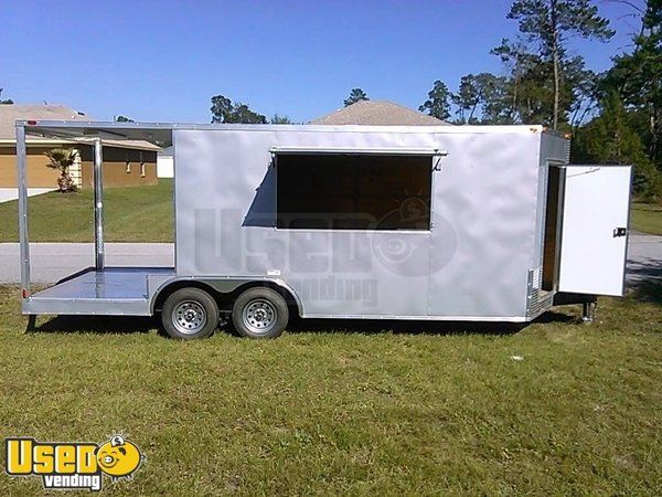 NEW 20' x 8' Retail Concession Trailer with 6' Porch