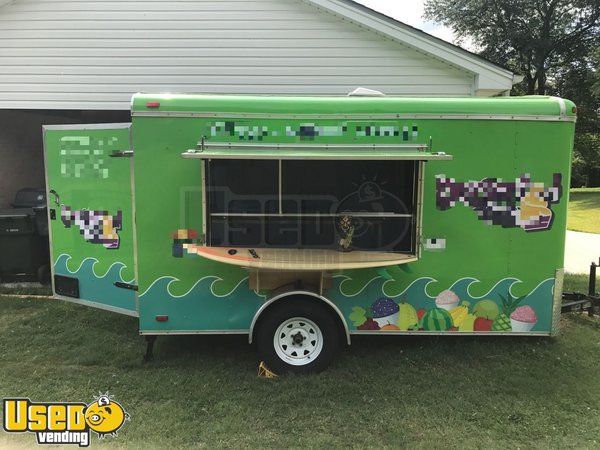 8' x 12' Shaved Ice / Ice Cream Concession Trailer