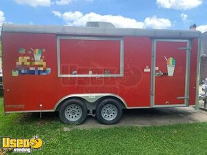 2017 - 8 'x 16' Cargo Craft Shaved Ice Concession Trailer / Snowball Stand