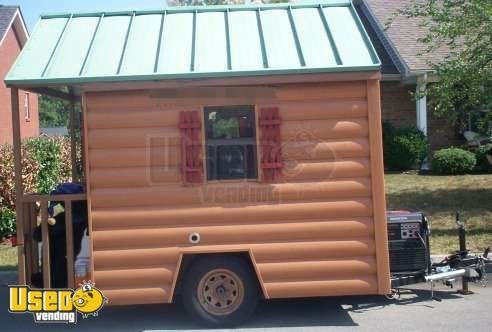 Log Cabin Concession Trailer