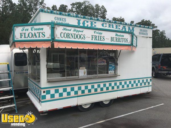 8' x 20' Food / Ice Cream Concession Trailer