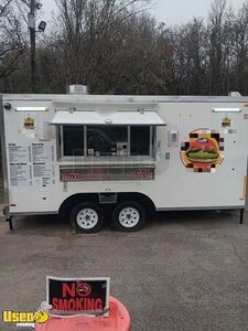 2024 8' x 16' Kitchen Food Concession Trailer with Fire Suppression System