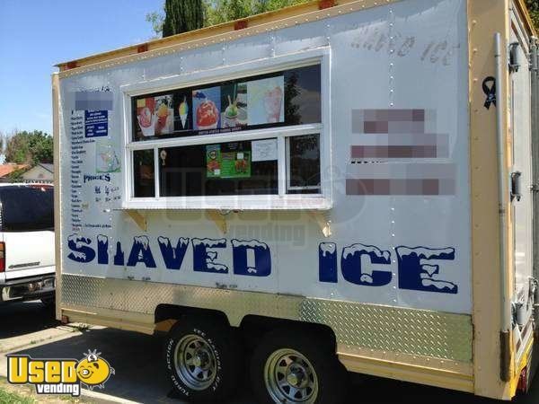 2006 - 13' x 8' Custom Built Shaved Ice Concession Trailer