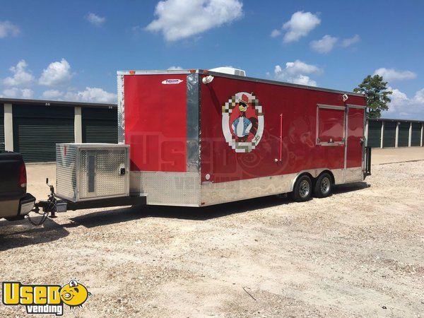 2016 - 8.5' x 20' Food Concession Trailer with Porch