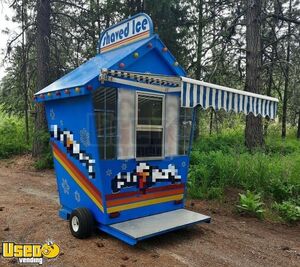 Turnkey - 8' x 7.5' Shaved Ice Trailer | Snowball Concession Trailer