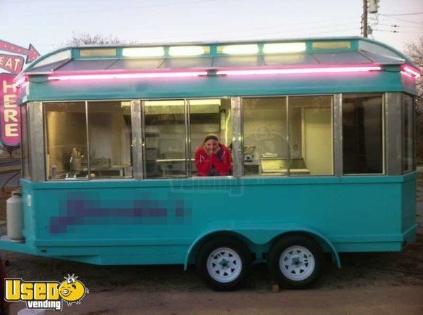 2012 - 18' x 8' Retro Style Custom Built Concession Trailer