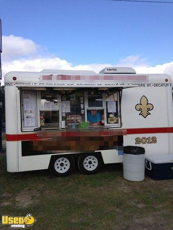 2011 7' x 14' Sno Wizard Shaved Ice Concession Trailer