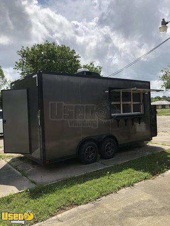 Briefly Used 2017 8.5' x 17' Food Concession Trailer/Mobile Kitchen Unit