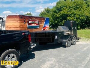 7' x 17' - 2017 Custom Food & BBQ Smoker Concession Trailer w/ Optional Towable Smoker