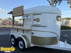 Charming - 8' x 10' Horse Trailer Concession Conversion Beverage and Coffee Trailer