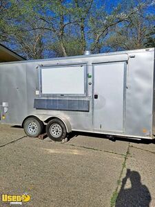 2021 - 8' x 16' Kitchen Food Concession Trailer with Pro-Fire System