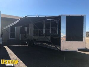 2019 8.5' x 24' Barbecue Vending Trailer with a Screened Porch / BBQ Rig