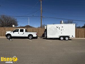 2022 Kitchen Food Trailer And 2016 Ford F250 Pickup Truck