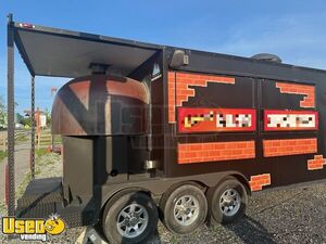 Like New - 2019 8' x 24' Pizza Trailer with Marra Forni Rotating Brick Oven