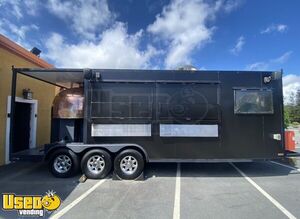 LIKE NEW 2018 8' x 28' Pizza Trailer with Marra Forni Rotating Brick Oven