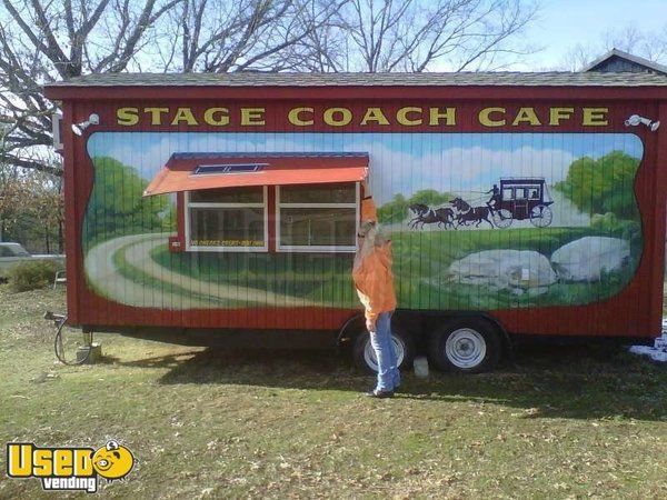 20' x 8' Custom Built Food Vending Trailer