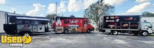Turnkey - 2013 Freightliner Barbecue Food Truck + Freezer Truck & BBQ Grill Setup