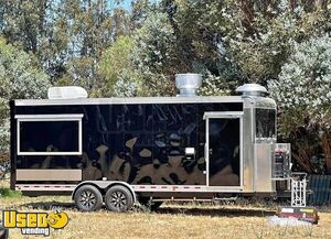 Custom Built - 2023 8' x 22' Mobile Kitchen Food Concession Trailer with Fire Suppression