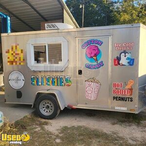 2023 - 6' x 12' Mobile Concession Trailer / Cotton Candy + Popcorn + Slushie Stand