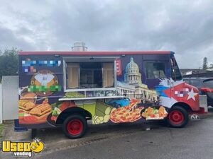 Fully Equipped GMC Licensed Diesel Food Truck / Professional Mobile Kitchen