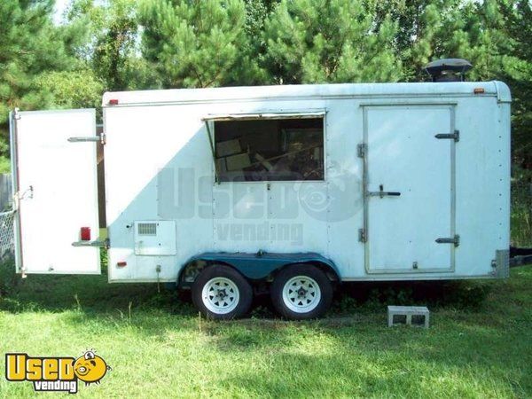 8 x 16 Haulmark Double Axle Concession Trailer