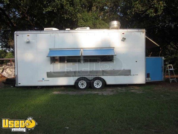 2002 - 24' x 11' Kendall 3/4 Ton Tandem Axle Concession Trailer