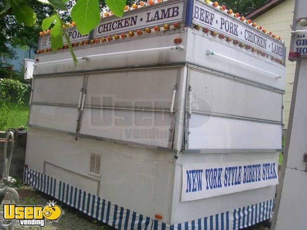 2001 - 12' x 8' Custom Built Food Concession Trailer