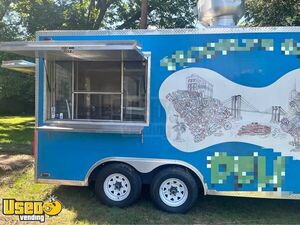 2014 8' x 16' Kitchen Food Concession Trailer with Pro-Fire Suppression