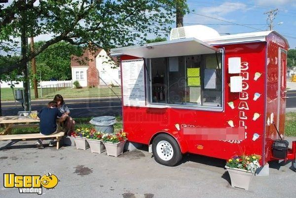 2009- 6' x 10' Erskine & Sons SnoBall / Shaved Ice Concession Trailer