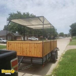 8' x 16' Barbecue Concession Trailer / Used Mobile BBQ Unit - Works Great