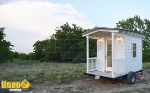 Cute & Charming 2020 - 6.4' x 8.4' Single Axle Concession Trailer with Porch