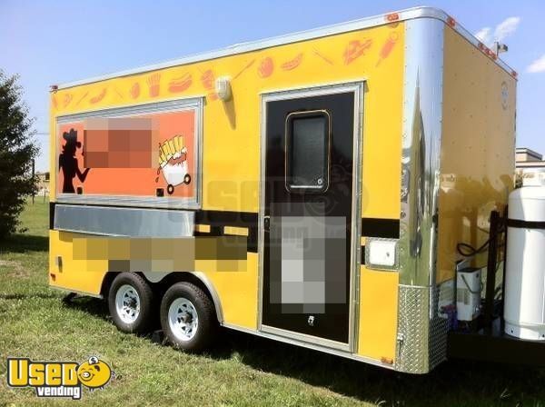 2014 - 8.5' x 16' Food Concession Trailer