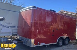 Barely Used 2021 - 8.5' x 16' Mobile Food Concession Trailer