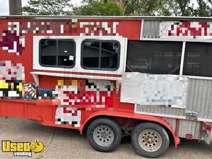 2000 Barbecue Food Concession Trailer Mobile Vending Unit