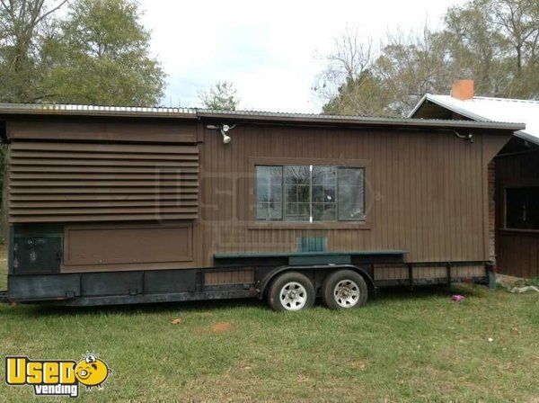 1990 - 28' BBQ Catering Trailer