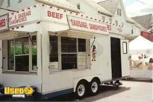 18 ft Concession Trailer, Sausage Sandwiches, Lots of Possibilities