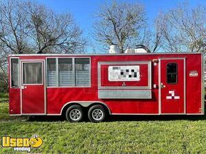 2017 Covered Wagon Kitchen Food Concession Trailer with Enclosed Porch