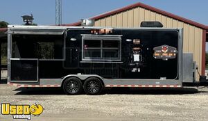 2018 Barbecue Kitchen Food Concession Trailer with Porch & Pro-Fire Suppression