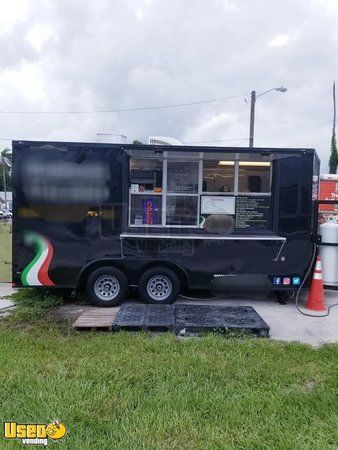 2019 - 8.5' x 16' Mobile Kitchen Food Concession Trailer