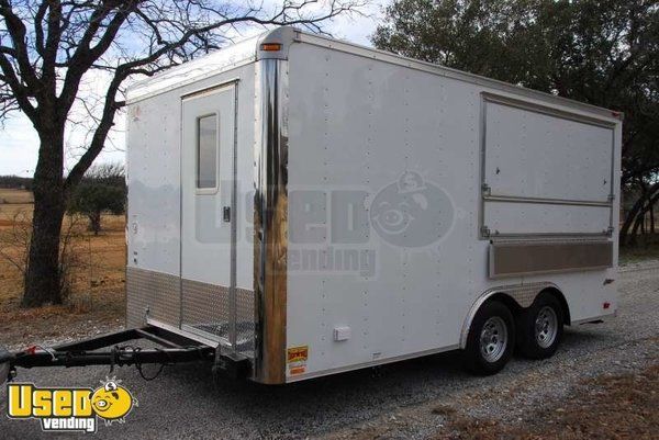 2007 18.5 x 16 Cargo Mate Concession Trailer