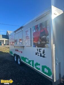 2022 - 8' x 20' Kitchen Food Concession Trailer with Commercial Equipment