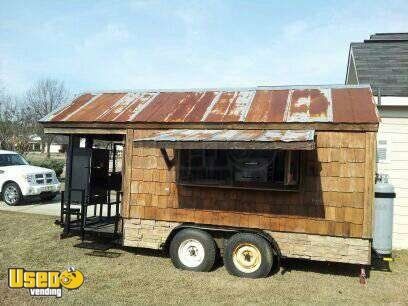 2012 BBQ Concession Trailer with Smoker Porch