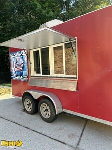 2012 7' x 14.5' Kitchen Food Concession Trailer | Mobile Food Unit