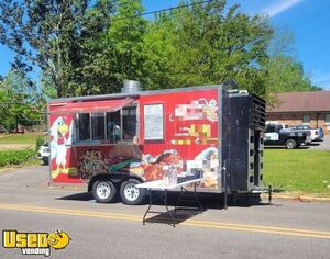 Turnkey 2021 8' x 16'  Mobile Kitchen Food Concession Trailer with Fire Suppression System