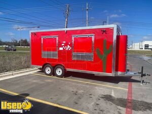 TURNKEY - 2024 8' x 18' Kitchen Food Concession Trailer with Pro-Fire Suppression